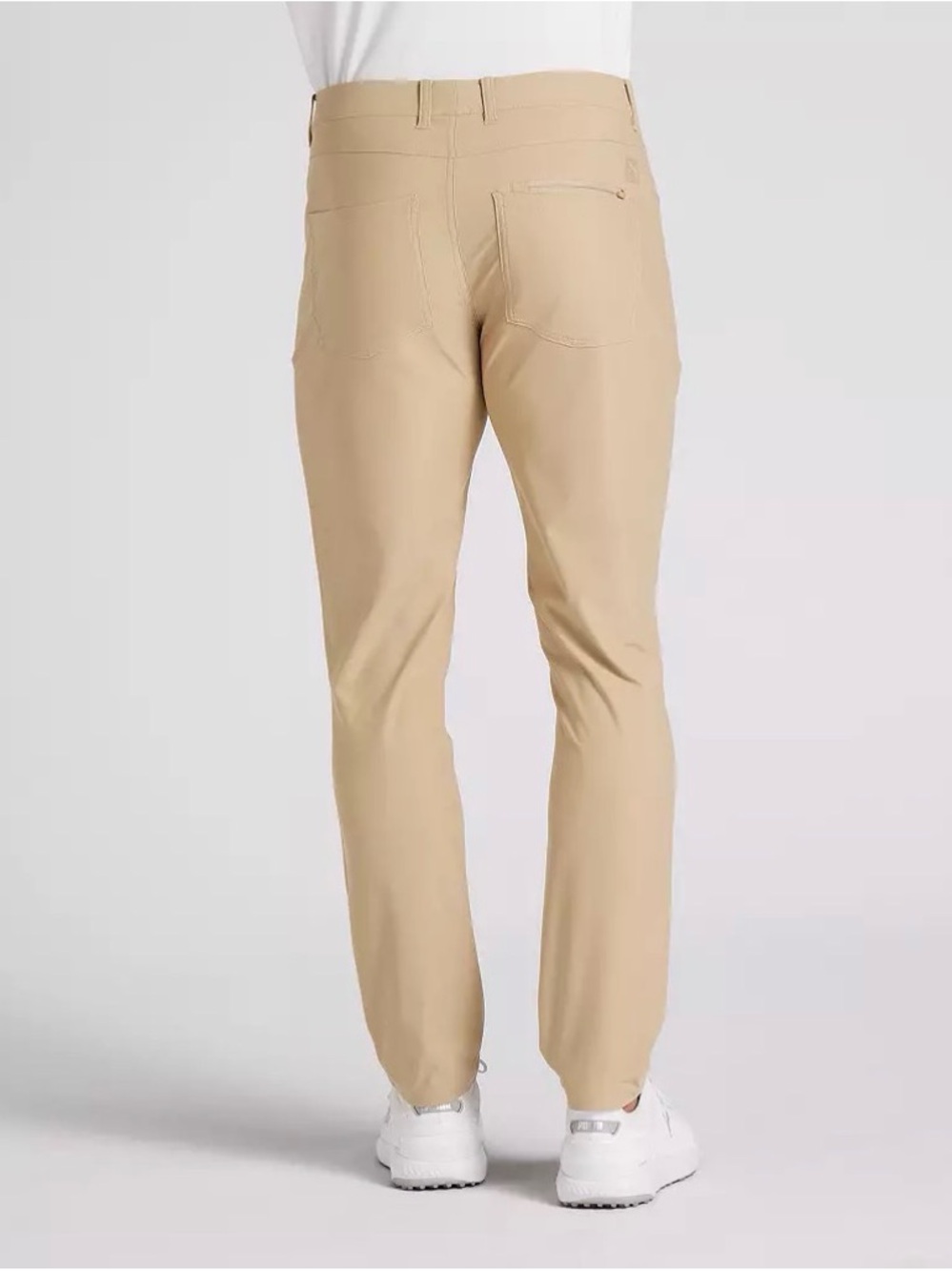 Puma Men's Slim Chino Golf Pants in Beige